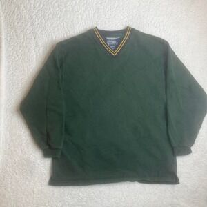 Vintage‎ L.L. Bean Russell athletic men's forest green crew neck sweatshirt L